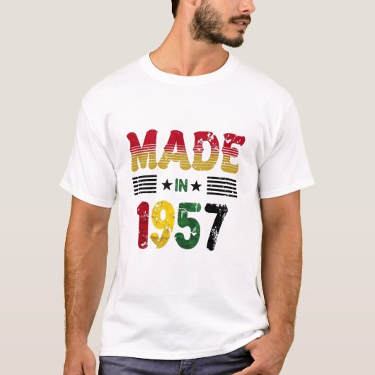 1957 Ghana T-shirt: Retro Pride T-shirt (Voorkant)