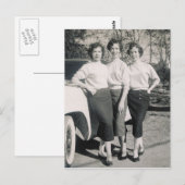 1957 GLAMOR GIRLS #47 BRIEFKAART (Voorkant / Achterkant)