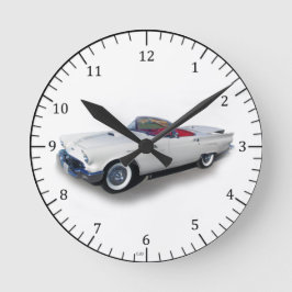 1957 grijze Thunderbird klok