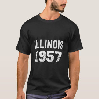 1957 Illinois Year State Tourist Memories T-shirt