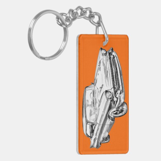 1957 Illustratie Chevy Bel Air Sleutelhanger (Voorkant Links)