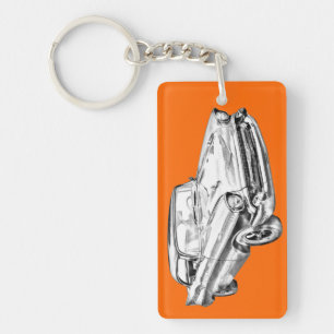 1957 Illustratie Chevy Bel Air Sleutelhanger