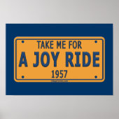 1957 Joy Ride Car Poster (Voorkant)