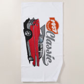 1957 Klassieke Amerikaanse auto Strandlaken (Voorkant)