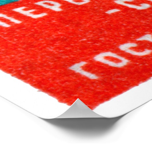 1957 Laika de Space Dog Poster (Hoek)