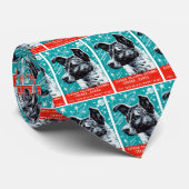1957 Laika de Space Dog Stropdas (Opgerold)