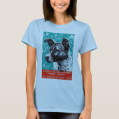 1957 Laika de Space Dog T-shirt (Voorkant)