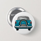 1957 Metropolitan Achterzijde Ronde Button 5,7 Cm (Voorkant /achterkant)