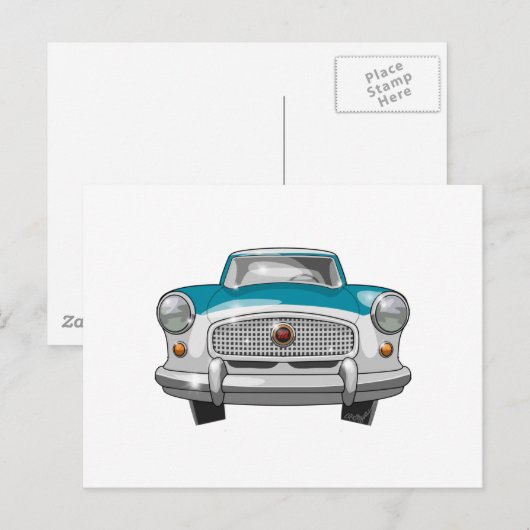 1957 Metropolitan Front Briefkaart (Voorkant / Achterkant)