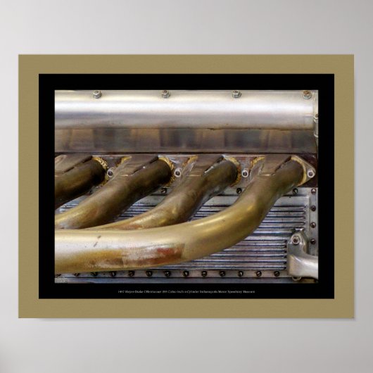 1957 Meyer Drake Engine - details Poster (Voorkant)