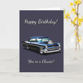 1957 Muscle Car 57 Je bent een klassieke verjaarda Kaart (Gele Bloem)