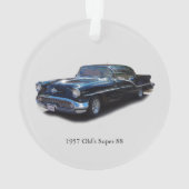 1957 Olds 88 acrylversiering Ornament (achterkant)