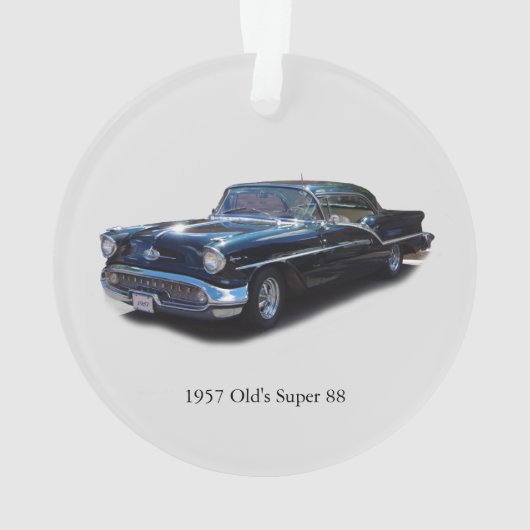 1957 Olds 88 acrylversiering Ornament (achterkant)