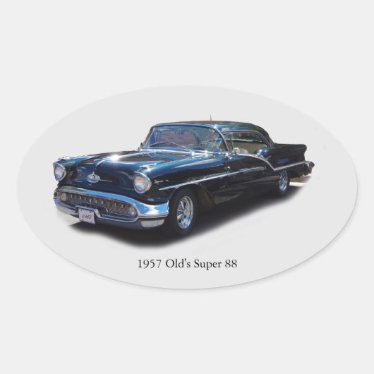 1957 Olds Super 88 sticker (Voorkant)