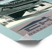 1957 Ontwerpprijs winnaar Mid-Century Modern House Poster (Hoek)