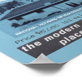 1957 Ontwerpprijs winnaar Mid-Century Modern House Poster (Hoek)