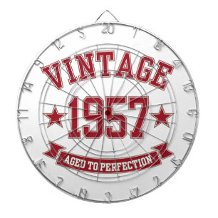 1957  ouder aan perfectie dartbord
