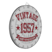 1957 ouder aan perfectie dartbord (Voorkant Links)