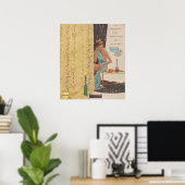 1957 Plastron Ad Poster (Thuiskantoor)