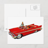 1957 Plymouth Belvedere Converteerbare Coupe Briefkaart (Voorkant / Achterkant)