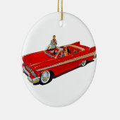 1957 Plymouth Belvedere Converteerbare Coupe Keramisch Ornament (Rechts)