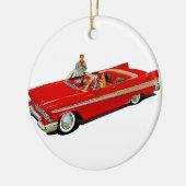 1957 Plymouth Belvedere Converteerbare Coupe Keramisch Ornament (Links)