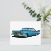 1957 Plymouth Belvedere Sport Coupe Briefkaart (Staand voorkant)