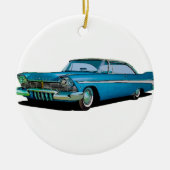 1957 Plymouth Belvedere Sport Coupe Keramisch Ornament (Voorkant)