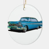 1957 Plymouth Belvedere Sport Coupe Keramisch Ornament (Links)