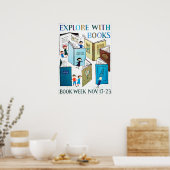 1957 Poster van de boekweek van kinderen (Keuken)