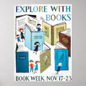 1957 Poster van de boekweek van kinderen (Voorkant)