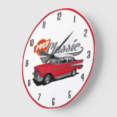 1957 Red Classic Grote Klok (Hoek)