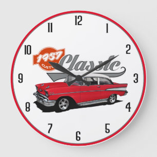 1957 Red Classic Grote Klok