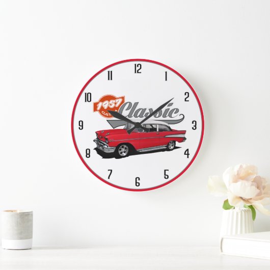 1957 Red Classic Grote Klok (Huis)