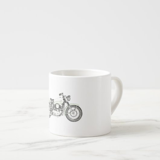 1957 Sportster-motorfiets Espresso Kop (Voorkant rechts)