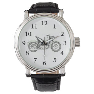 1957 Sportster-motorfiets Horloge