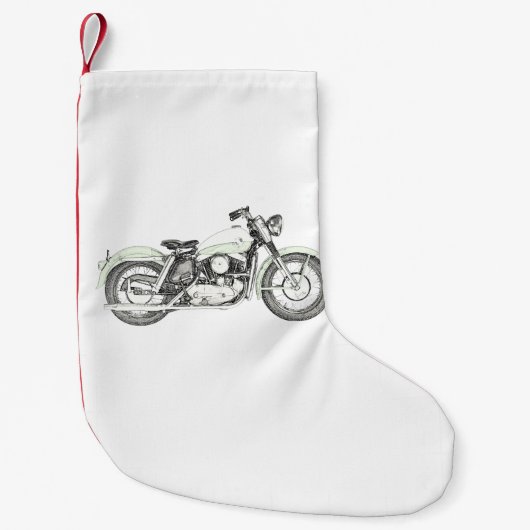 1957 Sportster-motorfiets Kleine Kerstsok (Voorkant)