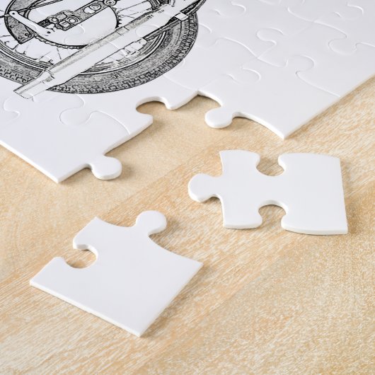 1957 Sportster-motorfiets Legpuzzel (Zijkant)