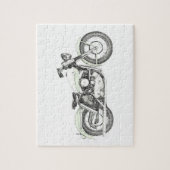 1957 Sportster-motorfiets Legpuzzel (Verticaal)