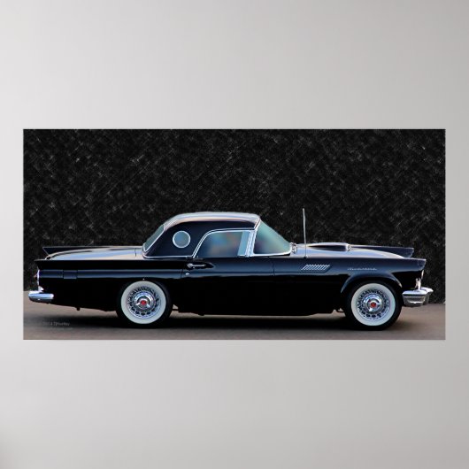 1957 T-BIRD POSTER (Voorkant)