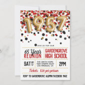 1957 Uitnodiging tot hereniging van de middelbare (Voorkant)