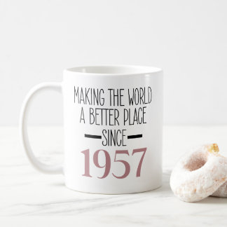 1957 Verjaardag 70 70ste Jaar Oude Vrouwen Oudere Koffiemok