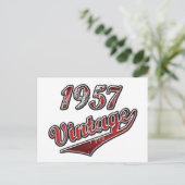 1957 Vintage Briefkaart (Staand voorkant)