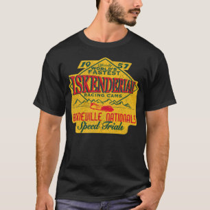 1957 Vintage Cars Bonneville Salt Flats T-shirt