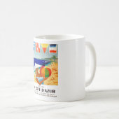 1957 Visitez La Cote d'Azur, Frans reisbureau Koffiemok (Voorkant rechts)