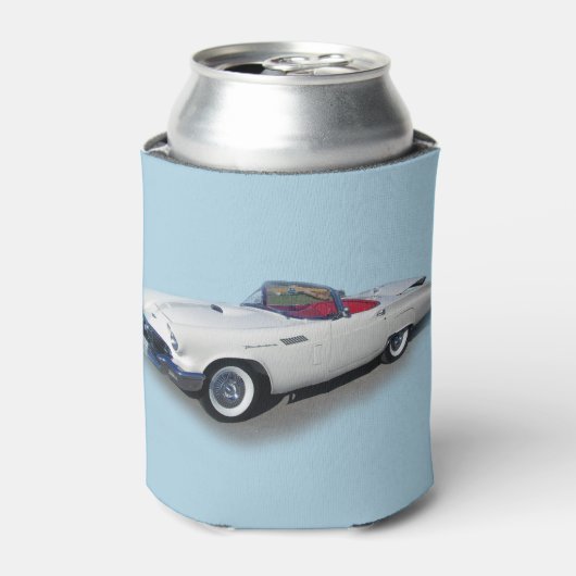 1957 witte convertibale koelbox blikjeskoeler (Blikje Voorkant)