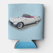 1957 witte convertibale koelbox blikjeskoeler (Voorkant)