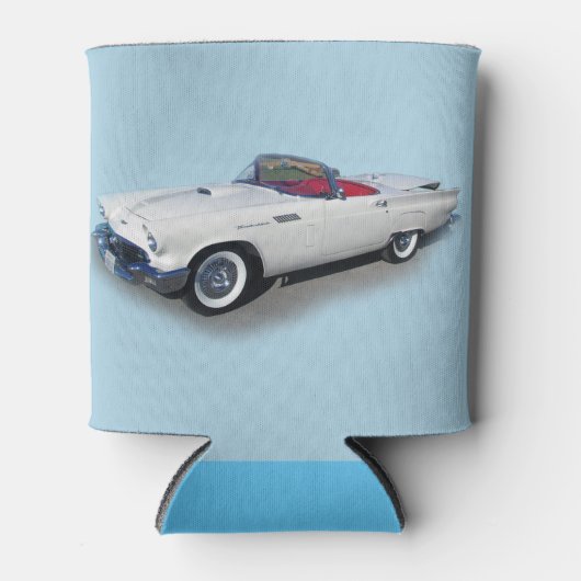 1957 witte convertibale koelbox blikjeskoeler (Voorkant)