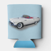 1957 witte convertibale koelbox blikjeskoeler (Achterkant)