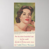 1958 Ad Luster-Creme Poster (Voorkant)